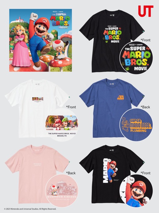 画像ギャラリー No.001のサムネイル画像 / 映画「ザ・スーパーマリオブラザーズ・ムービー」のUTが本日販売開始。20:00からは全デザインをレビューする生配信も
