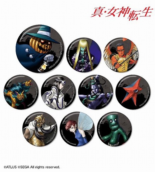 画像ギャラリー No.002のサムネイル画像 / 「真・女神転生」シリーズの悪魔をデザインしたアクリルキーホルダーや缶バッジなどが受注開始
