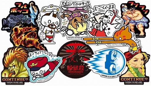 画像ギャラリー No.003のサムネイル画像 / 「ウルトラストリートファイターII」,B-SIDE LABELとのコラボステッカーが登場