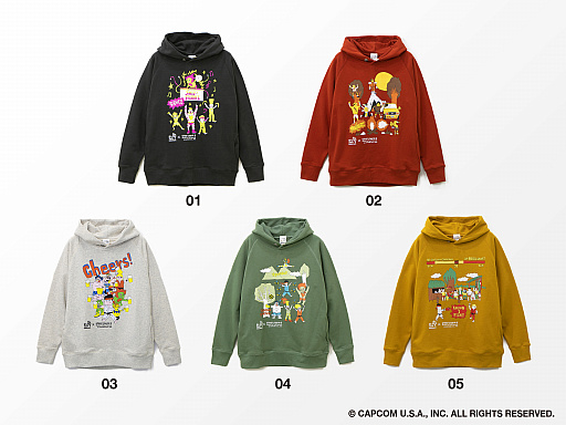 画像ギャラリー No.002のサムネイル画像 / go slow caravanと「ストリートファイターII」がコラボ。Taku Yoshimizu氏がデザインしたパーカーを販売