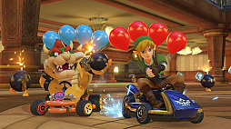 画像ギャラリー No.006のサムネイル画像 / 「マリオカート8 デラックス」をプレイ。「スプラトゥーン」キャラクターや刷新されたバトルが盛り込まれたうえ,白熱のレースを手軽に持ち運べる