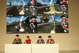 画像ギャラリー No.006のサムネイル画像 / Nintendo Switch体験会で実施された「マリオカート8 デラックス」体験ステージをレポート。ザ・たっちの2人が本気のプレイを披露した