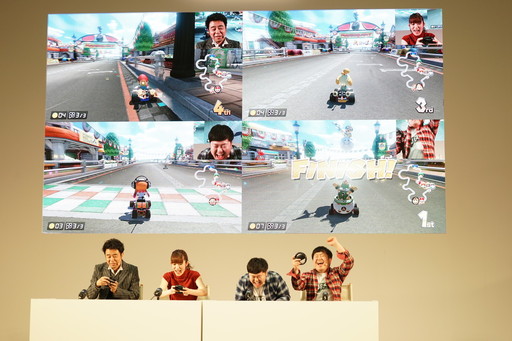 画像ギャラリー No.008のサムネイル画像 / Nintendo Switch体験会で実施された「マリオカート8 デラックス」体験ステージをレポート。ザ・たっちの2人が本気のプレイを披露した