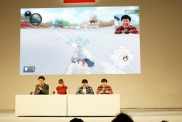 画像ギャラリー No.011のサムネイル画像 / Nintendo Switch体験会で実施された「マリオカート8 デラックス」体験ステージをレポート。ザ・たっちの2人が本気のプレイを披露した