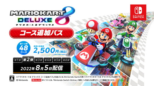 画像ギャラリー No.001のサムネイル画像 / 「マリオカート8 デラックス」，コース追加パス第2弾を8月5日に配信。新8コースを紹介する映像も公開