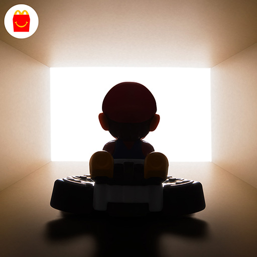 画像ギャラリー No.001のサムネイル画像 / 「マリオカート」がハッピーセットに登場か。マクドナルド,公式Xで予告画像を公開
