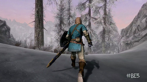 画像ギャラリー No.004のサムネイル画像 / ［E3 2017］Switch版「Skyrim」が正式発表。amiibo連携でリンクの装備がゲーム内に登場