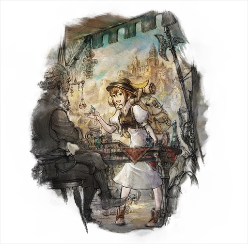 画像ギャラリー No.009のサムネイル画像 / 「OCTOPATH TRAVELER」の発売日が2018年7月13日に決定。新主人公トレサとアーフェンを公開