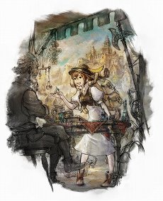 画像ギャラリー No.001のサムネイル画像 / 「OCTOPATH TRAVELER」，商人＆薬師の主人公と「アビリティ」「バトルジョブ」システムの詳細が公開