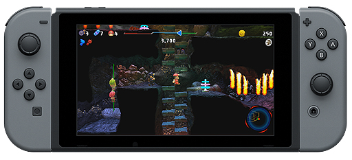画像ギャラリー No.003のサムネイル画像 / Nintendo Switch用ソフト「みんなでワイワイ!スペランカー」は4月20日発売へ。みんなで楽しめる洞窟探検アクションアドベンチャー