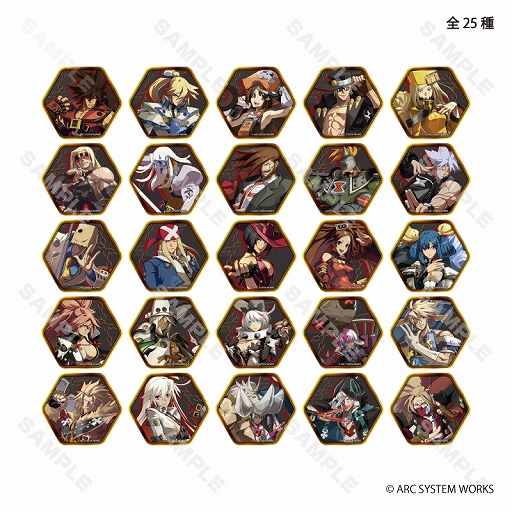 画像ギャラリー No.012のサムネイル画像 / 「GUILTY GEAR Xrd REV 2」のアクリルフレームスタンドやトレーディング六角形缶バッジなど新作グッズが本日発売