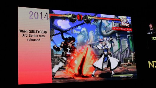 画像ギャラリー No.035のサムネイル画像 / ［NDC18］アークシステムワークスの講演「2D格闘ゲームの長期運用」聴講レポート。石渡氏，安部氏が“アーク格ゲー”の歩みを語る