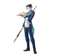 画像ギャラリー No.005のサムネイル画像 / 「ファイアーエムブレム ヒーローズ」，給仕役をこなすイングリットやフェリクスをラインナップした召喚イベントを8月7日に開始
