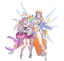 画像ギャラリー No.002のサムネイル画像 / 「ファイアーエムブレム ヒーローズ」，水着を着用したバルドルやヘズが登場。6月17日にスタートする超英雄召喚イベントの内容を紹介