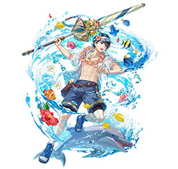 画像ギャラリー No.015のサムネイル画像 / 「ファイアーエムブレム ヒーローズ」，水着を着用したバルドルやヘズが登場。6月17日にスタートする超英雄召喚イベントの内容を紹介