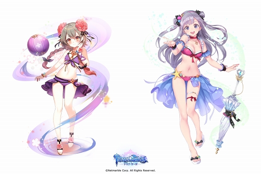 画像ギャラリー No.002のサムネイル画像 / 「テリアサーガ」,水着の新SSRキャラや新降臨クエストが登場する「サマーフェス2018」を開催