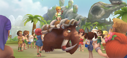 画像ギャラリー No.025のサムネイル画像 / 石器時代のMMORPGが復活! マンモスや恐竜など,250種類以上のモンスターを捕獲できる「ストーンエイジ ワールド」先行プレイ