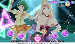 画像ギャラリー No.002のサムネイル画像 / 「歌マクロス スマホDeカルチャー」,イベント“fight on stage 〜2人の歌姫〜”が開催