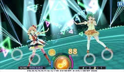 画像ギャラリー No.003のサムネイル画像 / 「歌マクロス スマホDeカルチャー」,イベント“fight on stage 〜2人の歌姫〜”が開催