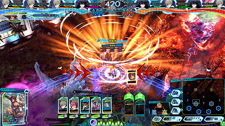画像ギャラリー No.009のサムネイル画像 / 「LORD of VERMILION IV」では複雑化したシステムが整理され戦略ゲームとしての深みが増す。使い魔の新たな強化要素を始めとした新要素が公開