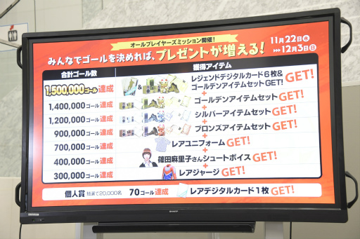 画像ギャラリー No.010のサムネイル画像 / 「WCCF」は今年で稼働15周年。「WCCF 2016-2017」の秘書役を務める篠田麻里子さんがエキシビションマッチを戦ったイベントをレポート