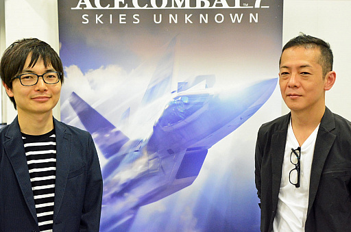 画像ギャラリー No.001のサムネイル画像 / ［gamescom］「エースコンバット7」の河野一聡氏＆下元 学氏にインタビュー。「Dark Blue」トレイラーの内容についていろいろ聞いてみた