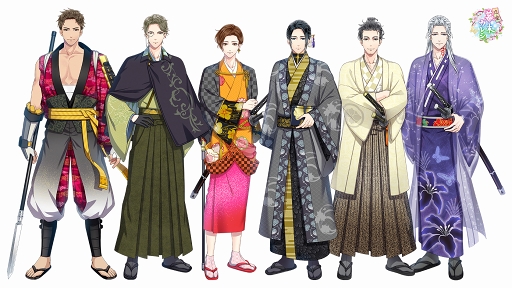 画像ギャラリー No.001のサムネイル画像 / 「恋愛幕末カレシ」，新キャラクター6人のビジュアルと声優陣を公開