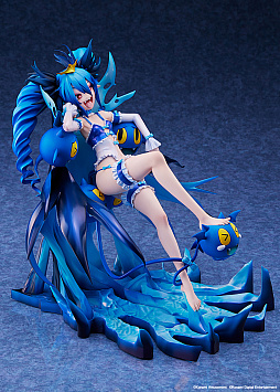 画像ギャラリー No.003のサムネイル画像 / 「ボンバーガール」より,アクア【レウィシア・アクアブルー】ヴァンパイアネグリジェVer.のフィギュアが登場。本日受注を開始