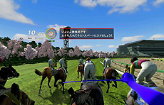 画像ギャラリー No.004のサムネイル画像 / アーケード向け体感型VR筐体「VR センス」，アップデートで「GI JOCKEY SENSE」など3コンテンツへの機能追加や調整が実施