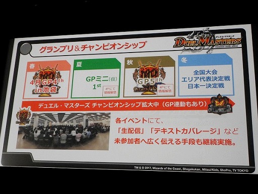 画像ギャラリー No.043のサムネイル画像 / デュエル・マスターズ2017年度戦略発表会が開催。15周年を迎え,原点回帰でさらなる発展を目指す
