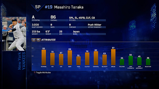 画像ギャラリー No.001のサムネイル画像 / 「MLB THE SHOW 17(英語版)」で日本人メジャーリーガーのデータをチェック。果たして“現地の評価”はいかに?