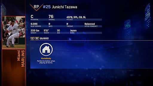 画像ギャラリー No.010のサムネイル画像 / 「MLB THE SHOW 17(英語版)」で日本人メジャーリーガーのデータをチェック。果たして“現地の評価”はいかに?