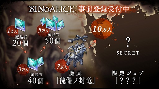 画像ギャラリー No.002のサムネイル画像 / ヨコオタロウ氏が手がけるスマホ向けアプリ「SINoALICE(シノアリス)」が今春に配信開始予定。PVが公開&事前登録受付がスタート