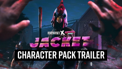 画像ギャラリー No.001のサムネイル画像 / 「PAYDAY 3」，「Hotline Miami」とのコラボDLC「Jacket Character Pack」を2月3日にリリース