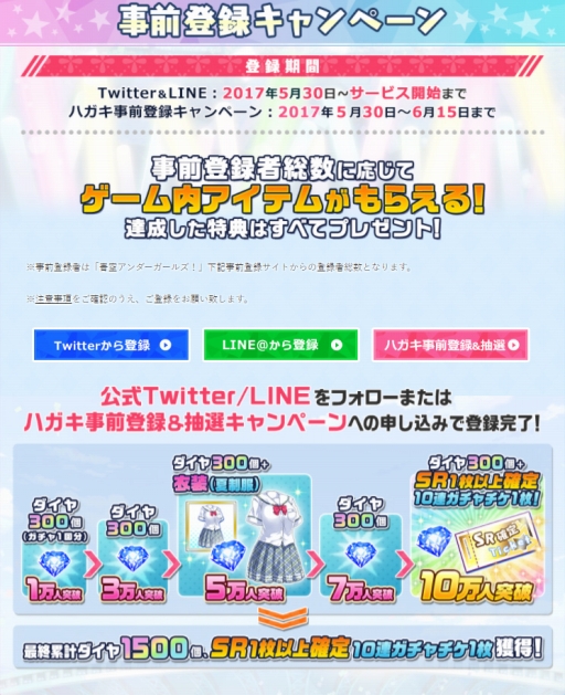 画像ギャラリー No.005のサムネイル画像 / 青春アイドルゲーム「青空アンダーガールズ！」の事前登録受付がスタート。声優陣サイン色紙のプレゼント情報や，OPムービーも公開