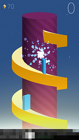 画像ギャラリー No.004のサムネイル画像 / 回って下ってジャンプして。スマホ向けアクションゲーム「Spiral」を紹介する「（ほぼ）日刊スマホゲーム通信」第1356回