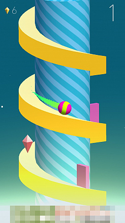 画像ギャラリー No.006のサムネイル画像 / 回って下ってジャンプして。スマホ向けアクションゲーム「Spiral」を紹介する「（ほぼ）日刊スマホゲーム通信」第1356回