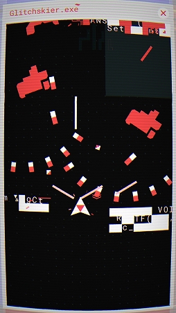 画像ギャラリー No.003のサムネイル画像 / まるでブラウン管。スマホ向けSTG「Glitchskier」を紹介する「(ほぼ)日刊スマホゲーム通信」第1355回