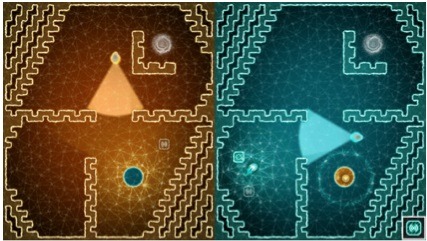 画像ギャラリー No.001のサムネイル画像 / 分割画面パズルゲーム「Semispheres」，PS4版が配信スタート