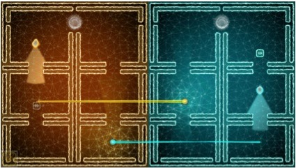 画像ギャラリー No.002のサムネイル画像 / 分割画面パズルゲーム「Semispheres」，PS4版が配信スタート