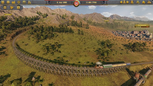 画像ギャラリー No.001のサムネイル画像 / アメリカの古き良き時代を舞台にした鉄道建設シム「Railway Empire」のゲームプレイを解説する最新トレイラーが公開