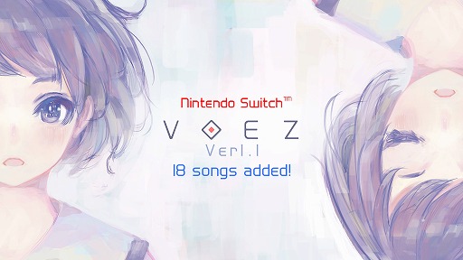 画像ギャラリー No.019のサムネイル画像 / Switch版「VOEZ」，新たに18曲を追加する「楽曲追加パッチVer1.1」が配信開始