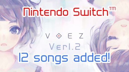 画像ギャラリー No.001のサムネイル画像 / Nintendo Switch版「VOEZ」に新たな楽曲12曲を追加する「楽曲追加パッチVer1.2」と無料体験版が配信開始