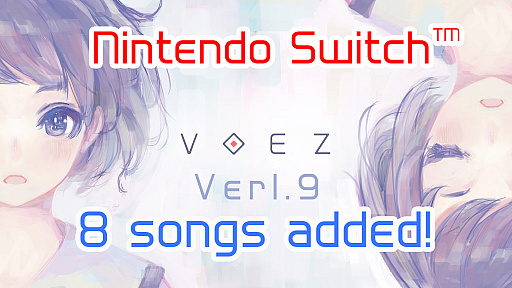 画像ギャラリー No.001のサムネイル画像 / Switch版「VOEZ」，楽曲を8曲追加する無料アップデートの配信を9月11日に開始