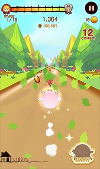 画像ギャラリー No.003のサムネイル画像 / 新作ランゲーム「コロコロオオカミと赤ずきん」，iOS/Android版が配信中