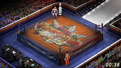 画像ギャラリー No.004のサムネイル画像 / 「FIRE PRO WRESTLING WORLD」，PC（Steam）版のアップデートでリングエディット機能が追加。“入場シーン”の改良も