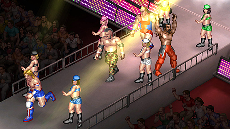 画像ギャラリー No.005のサムネイル画像 / 「FIRE PRO WRESTLING WORLD」，PC（Steam）版のアップデートでリングエディット機能が追加。“入場シーン”の改良も
