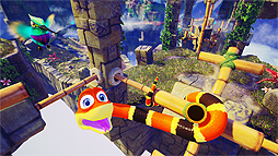 画像ギャラリー No.006のサムネイル画像 / ヘビの「ニョロニョロとした動き」を駆使するアクションゲーム「スネークパス」（PS4/Switch）の配信が本日スタート。2週間は10％オフ