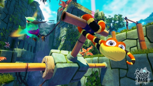 画像ギャラリー No.002のサムネイル画像 / ［GDC 2017］社内ゲームジャムで生まれた「Snake Pass」のNintendo Switch版をプレイ