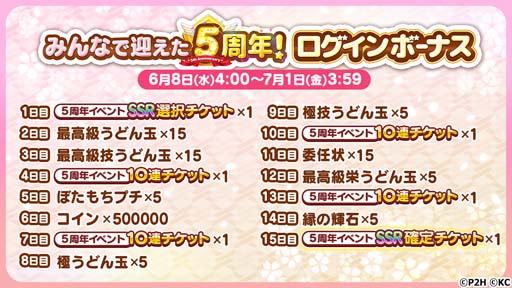 画像ギャラリー No.005のサムネイル画像 / 「ゆゆゆい」，イベント“５年目の勇者部”開催。クリアすると５周年記念SR勇者がもらえる